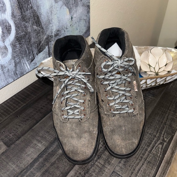 Vans Bedford Acid Denim Black Men's Skateboarding Shoes - Picture 8 of 12